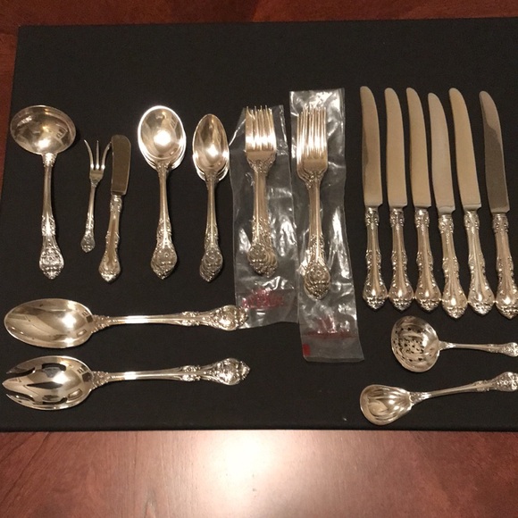 ⚪️ Gorham Sterling Silver Flatware/Serving Set (Vintage Set) - Picture 2 of 15